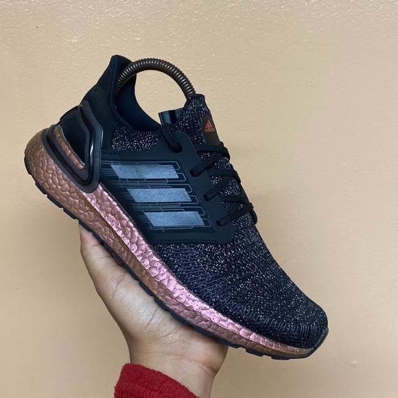 Adidas UltraBoost 20 PrimeBlue Black Signal Pink - Picture 8 of 17
